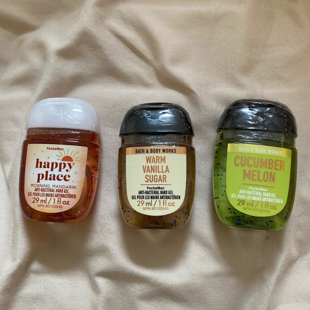 Bath & Body Works Hand Sanitizer - Bundle of 3